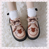 Japanese Kawaii Bear Sweet Lolita Thick Bottom Shoes BE524